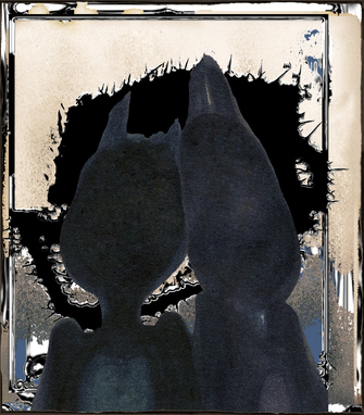 Tamara K. E., Twins 1 (from the series: Revisiting Fear), 2018
