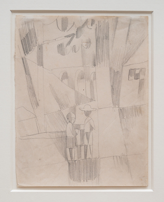 August Macke, Alte römische Wasserleitung in Südfrankreich (Reise im Frühjahr 1914), 1914