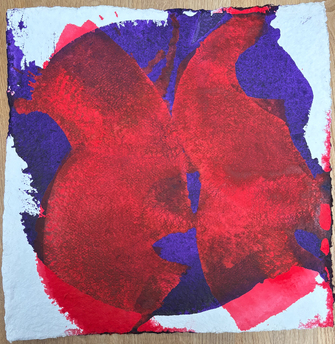 Sylke von Gaza, Red water on violet 1, 2009–2023