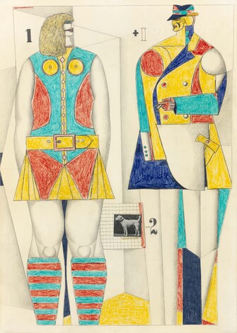 Richard Lindner, 1+1=2, 1967