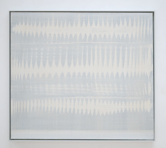 Heinz Mack, Dynamic structure white on black, 1962