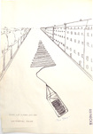 Chris Reinecke, Konzept für Aktion mit dem Blauen Faden, 1969
