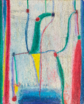 Nicola de Maria, La testa inspirata di un artista cosmico, ca. 1985, &copy; Linda Inconi-Jansen
