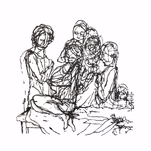 Wolf Hamm, Der Familienkreis, aus der Reihe: Der Familienkreis, 2015, &copy; Wolf Hamm