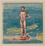 Edvard Munch, Badender Mann, 1899
