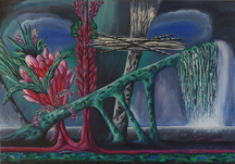 Hartmut Neumann, Stürzender Stamm (Horizont 5), 2023