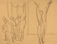 Ernst Ludwig Kirchner, Totentanz der Mary Wigman, 1926