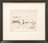 August Macke, Jockeys, 1908, &copy; Beck & Eggeling