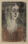 Edvard Munch, Birgitte III (The Gothic Girl), 1930