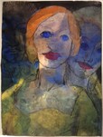Emil Nolde, Phantasie (Drei Köpfe), 1931 – 1935, &copy; Nolde Stiftung Seebüll