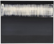 Heinz Mack, Dynamische Struktur Schwarz auf Weiß, 1960/61