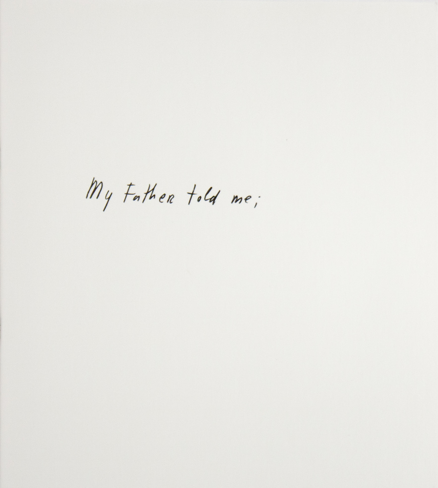Gia Edzgveradze. My Father Told Me