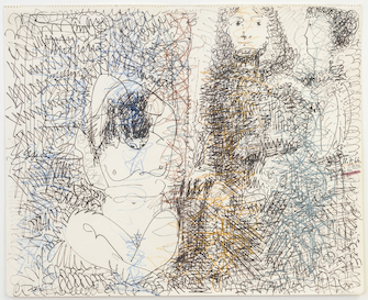 Pablo Picasso, Trois personnages, 1966, &copy; Linda Inconi-Jansen