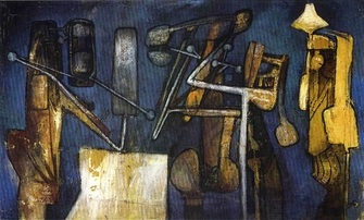 Roberto Matta, Composition grise, ca. 1961–1963