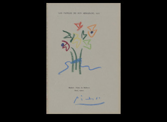 Pablo Picasso, Gavilla de flores (Bunch of Flowers), ca. 1960