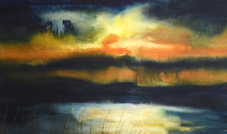 Herbert Beck, Sonnenuntergang, um 1968