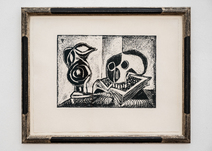 Pablo Picasso, Le Pichet noir et la tête de mort, 1946