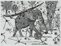 Hartmut Neumann, Elefant, 2019, &copy; Hartmut Neumann + VG Bild-Kunst, Bonn