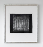 Heinz Mack, Weiße Wachskreide auf Schwarz, 1958