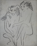 Ernst Ludwig Kirchner, Fränzi und Marcella, um 1910