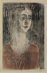 Edvard Munch, Birgitte III (The Gothic Girl), 1930