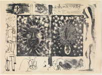 Pablo Picasso, Deux têtes (jacket design), 1949