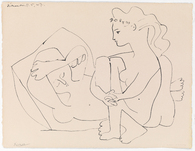 Pablo Picasso, Jeunes Femmes nues reposant, 1947 (11. Mai)