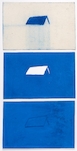 Desmond Lazaro, The Blue House Studies I, II & III, 2012, &copy; Desmond Lazaro