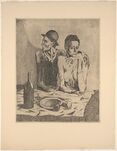 Pablo Picasso, Le Repas frugal (Suite des Saltimbanques), 1904